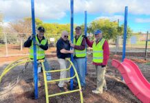 Playgrounds recycled for kids overseas